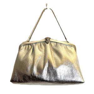 Vintage silver clutch